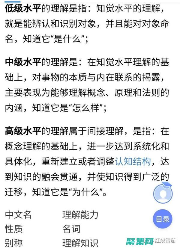 能够理解和解释复杂的系统