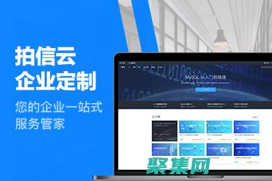 定制网站的企业