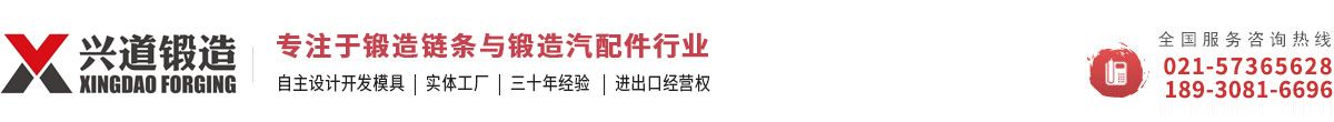 上海兴道锻造有限公司-模锻链条-滑架-刮板链-汽车门铰链-鱼尾板-拨叉