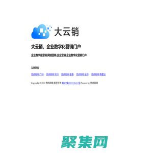 大云销，企业数字化营销门户