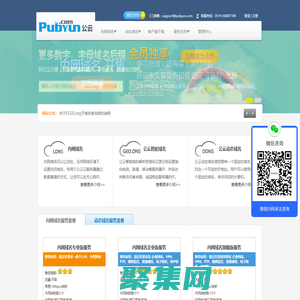 专业的云计算、动态域名服务提供商 - 公云PubYun
