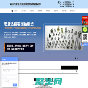 武汉塑料螺钉/电子螺丝/不锈钢螺钉-武汉宏盛达精密螺丝制造公司