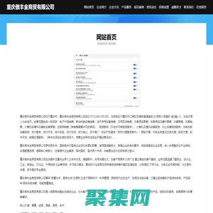 重庆傲丰金商贸有限公司