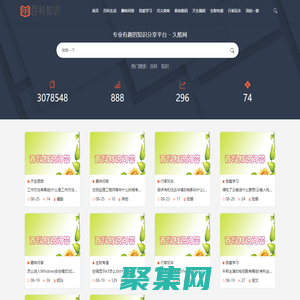 专业有趣的知识分享平台-久酷网
