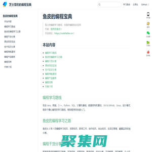 鱼皮的编程宝典 | 芝士雪豹的编程宝典